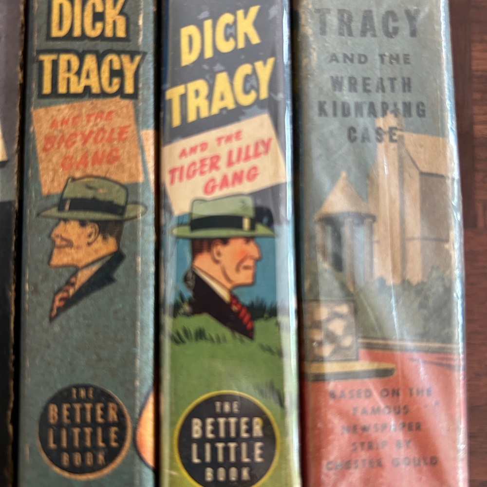 Dick Tracy Vintage Collection better little book circa 1940s lot of five - Picture 2 of 11